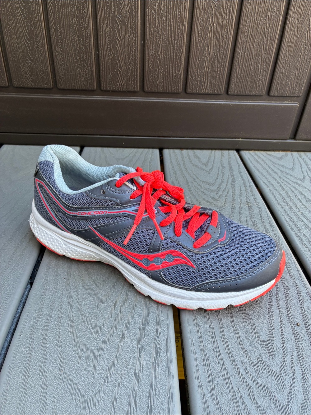 Saucony Cohesion 11 Women's Running Sneakers Grey Size 9